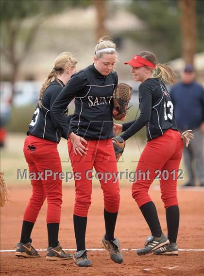 Thumbnail 1 in Mountain View Christian vs Carlin (Spring Slam Tournament) photogallery.
