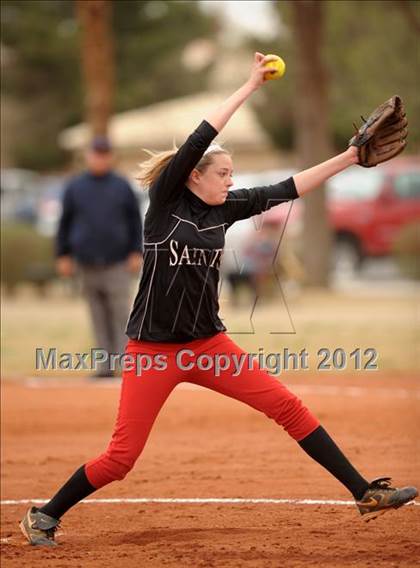 Thumbnail 1 in Mountain View Christian vs Carlin (Spring Slam Tournament) photogallery.