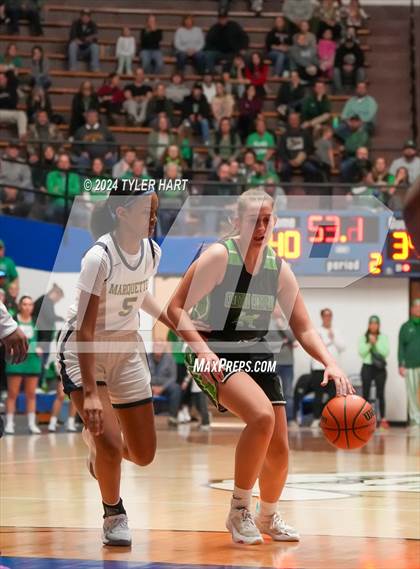 Thumbnail 1 in Clinton Central vs. Marquette Catholic (IHSAA 1A Semi-State 7 Championship) photogallery.