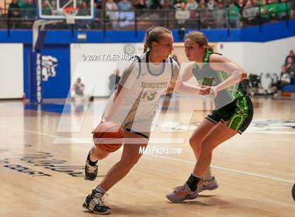 Thumbnail 1 in Clinton Central vs. Marquette Catholic (IHSAA 1A Semi-State 7 Championship) photogallery.