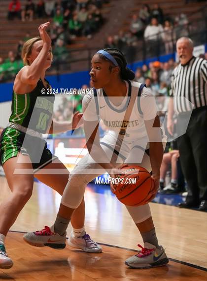 Thumbnail 3 in Clinton Central vs. Marquette Catholic (IHSAA 1A Semi-State 7 Championship) photogallery.