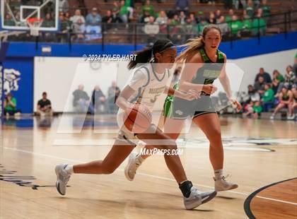 Thumbnail 1 in Clinton Central vs. Marquette Catholic (IHSAA 1A Semi-State 7 Championship) photogallery.