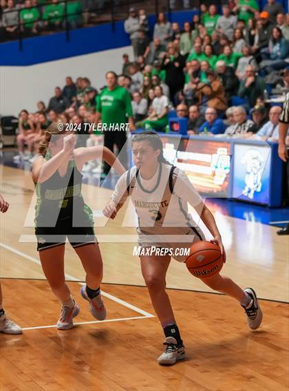 Thumbnail 1 in Clinton Central vs. Marquette Catholic (IHSAA 1A Semi-State 7 Championship) photogallery.