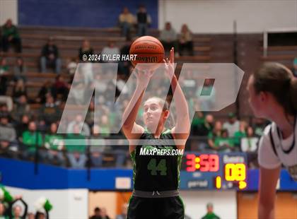 Thumbnail 1 in Clinton Central vs. Marquette Catholic (IHSAA 1A Semi-State 7 Championship) photogallery.