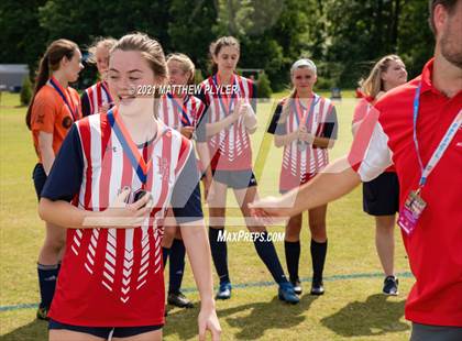 Thumbnail 2 in Franklin Academy vs. Community School of Davidson (2 of 2 - NCHSAA 1A Final - pre-game, post-game, awards, and team photos) photogallery.