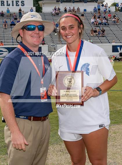 Thumbnail 1 in Franklin Academy vs. Community School of Davidson (2 of 2 - NCHSAA 1A Final - pre-game, post-game, awards, and team photos) photogallery.