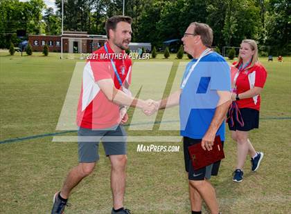 Thumbnail 1 in Franklin Academy vs. Community School of Davidson (2 of 2 - NCHSAA 1A Final - pre-game, post-game, awards, and team photos) photogallery.