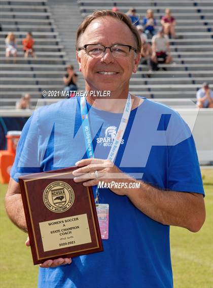 Thumbnail 2 in Franklin Academy vs. Community School of Davidson (2 of 2 - NCHSAA 1A Final - pre-game, post-game, awards, and team photos) photogallery.