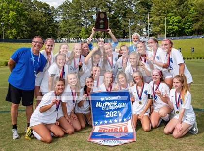 Thumbnail 3 in Franklin Academy vs. Community School of Davidson (2 of 2 - NCHSAA 1A Final - pre-game, post-game, awards, and team photos) photogallery.