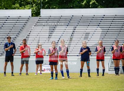 Thumbnail 2 in Franklin Academy vs. Community School of Davidson (2 of 2 - NCHSAA 1A Final - pre-game, post-game, awards, and team photos) photogallery.