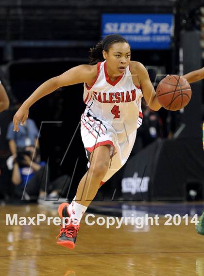 Thumbnail 3 in Salesian vs. Long Beach Poly (CIF State Open Open Division Final) photogallery.