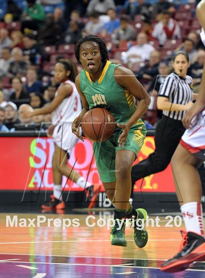 Thumbnail 3 in Salesian vs. Long Beach Poly (CIF State Open Open Division Final) photogallery.