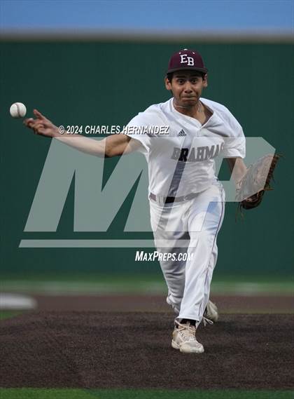 Thumbnail 2 in Diboll vs. East Bernard (UIL Baseball 3A Region III Area) photogallery.