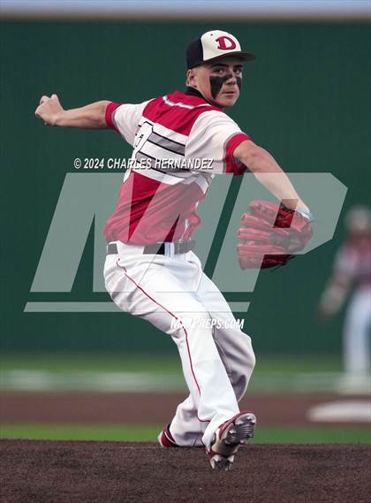 Thumbnail 3 in Diboll vs. East Bernard (UIL Baseball 3A Region III Area) photogallery.