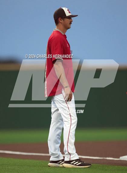 Thumbnail 2 in Diboll vs. East Bernard (UIL Baseball 3A Region III Area) photogallery.