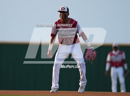 Thumbnail 2 in Diboll vs. East Bernard (UIL Baseball 3A Region III Area) photogallery.