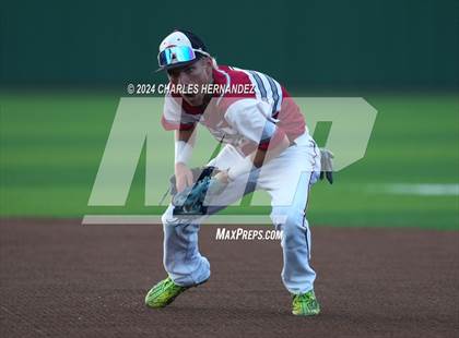 Thumbnail 3 in Diboll vs. East Bernard (UIL Baseball 3A Region III Area) photogallery.