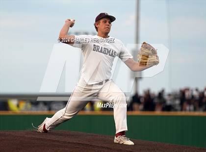 Thumbnail 2 in Diboll vs. East Bernard (UIL Baseball 3A Region III Area) photogallery.