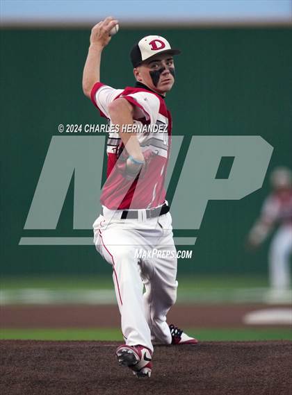 Thumbnail 2 in Diboll vs. East Bernard (UIL Baseball 3A Region III Area) photogallery.