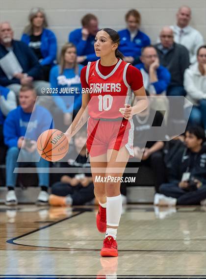 Thumbnail 1 in Fishers vs. Hamilton Southeastern (IHSAA 4A Sectional 8 First Round) photogallery.