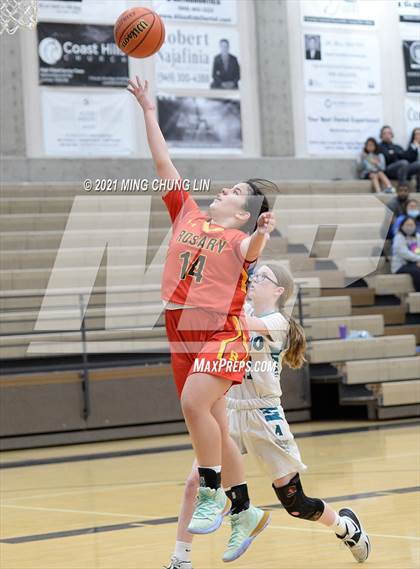 Thumbnail 1 in Aliso Niguel vs. Rosary Academy (Tom Riach Tournament) photogallery.