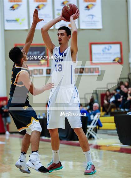 Thumbnail 2 in Hillcrest Prep vs Westbury Christian (Hoophall West Invitational) photogallery.