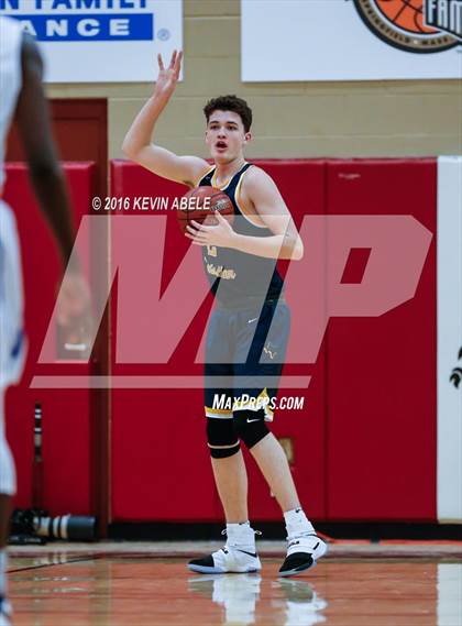 Thumbnail 1 in Hillcrest Prep vs Westbury Christian (Hoophall West Invitational) photogallery.