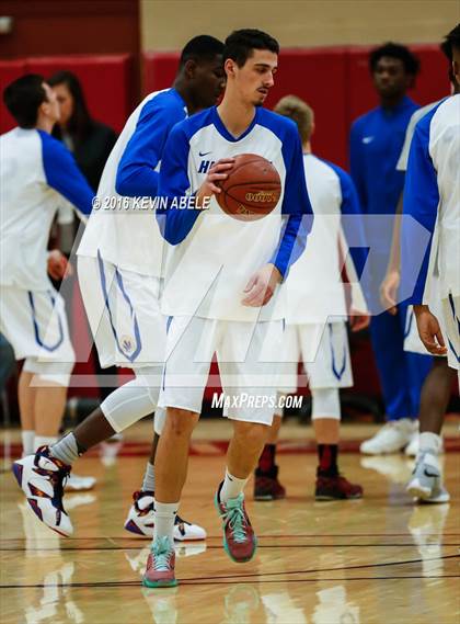 Thumbnail 1 in Hillcrest Prep vs Westbury Christian (Hoophall West Invitational) photogallery.