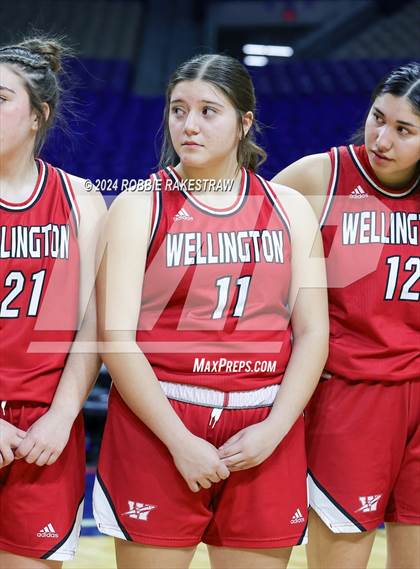 Thumbnail 2 in Nocona vs. Wellington (UIL 2A Basketball Semifinal Medal Ceremony) photogallery.