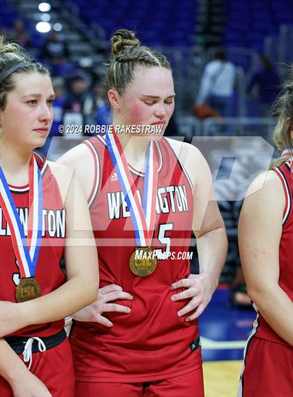 Thumbnail 1 in Nocona vs. Wellington (UIL 2A Basketball Semifinal Medal Ceremony) photogallery.