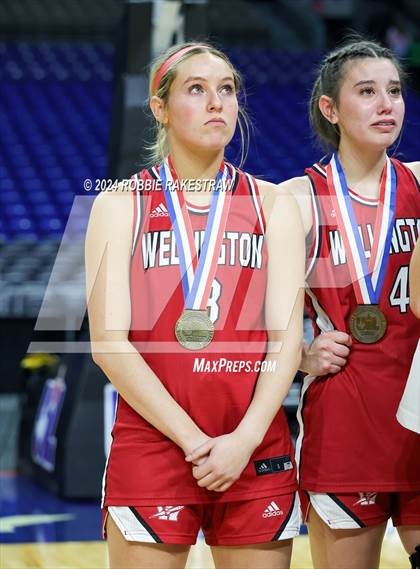 Thumbnail 2 in Nocona vs. Wellington (UIL 2A Basketball Semifinal Medal Ceremony) photogallery.