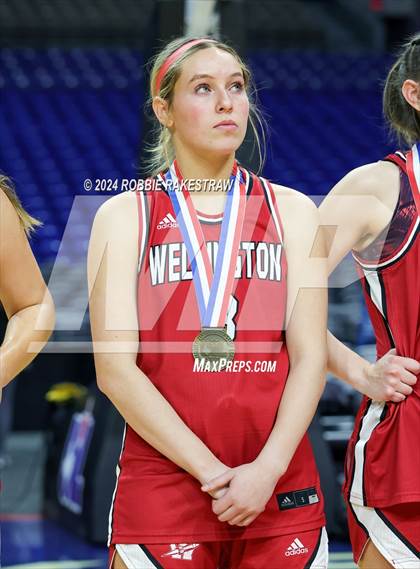 Thumbnail 2 in Nocona vs. Wellington (UIL 2A Basketball Semifinal Medal Ceremony) photogallery.