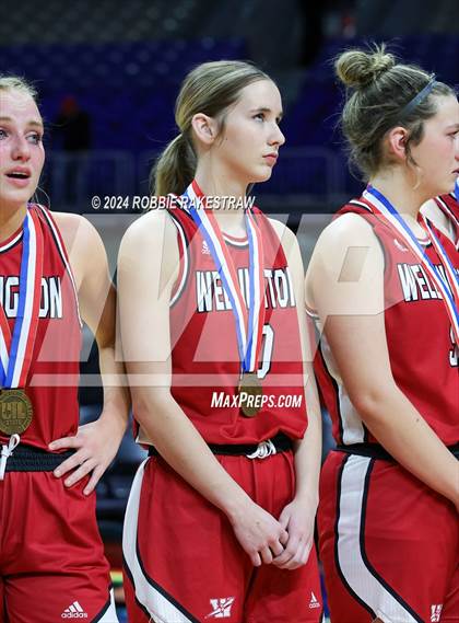 Thumbnail 2 in Nocona vs. Wellington (UIL 2A Basketball Semifinal Medal Ceremony) photogallery.