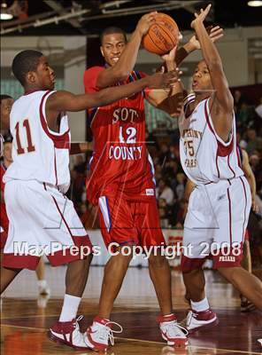 Thumbnail 2 in St. Anthony vs Scott County (Spalding Hoophall Classic) photogallery.