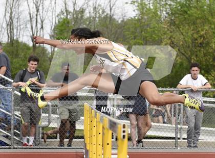 Thumbnail 1 in Section V Finals (Girls Hurdles) photogallery.