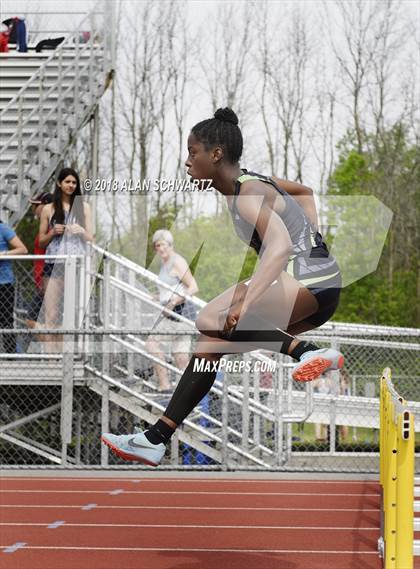 Thumbnail 1 in Section V Finals (Girls Hurdles) photogallery.