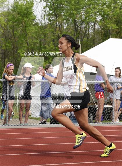 Thumbnail 1 in Section V Finals (Girls Hurdles) photogallery.