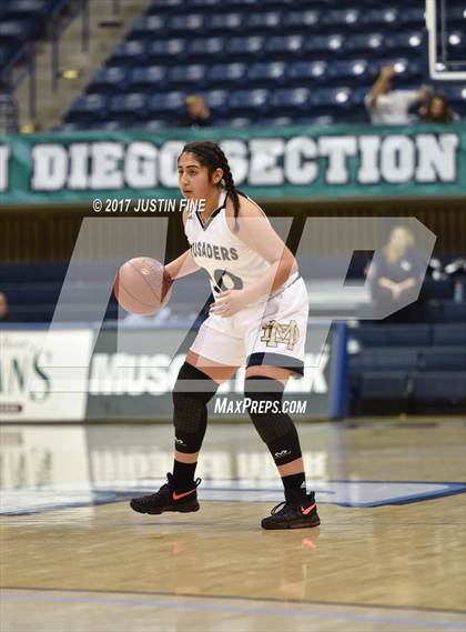 Thumbnail 3 in San Marcos vs. Mater Dei Catholic (CIF San Diego Division I Final) photogallery.