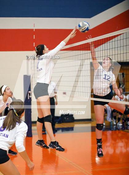 Thumbnail 3 in Coloma vs. Kalamazoo Christian (SAC Tournament) photogallery.