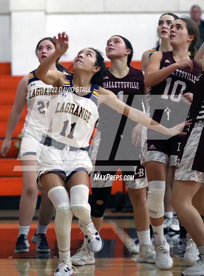 Thumbnail 1 in La Grange vs Halletsville (Schulenburg Lady Horn Varsity Tournament) photogallery.