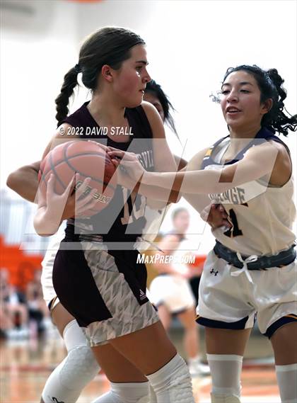 Thumbnail 3 in La Grange vs Halletsville (Schulenburg Lady Horn Varsity Tournament) photogallery.