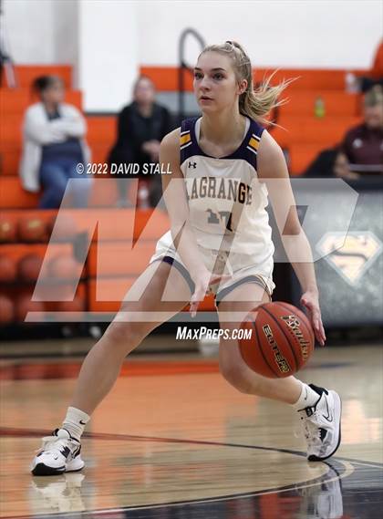 Thumbnail 2 in La Grange vs Halletsville (Schulenburg Lady Horn Varsity Tournament) photogallery.