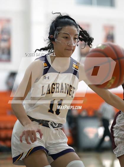 Thumbnail 2 in La Grange vs Halletsville (Schulenburg Lady Horn Varsity Tournament) photogallery.