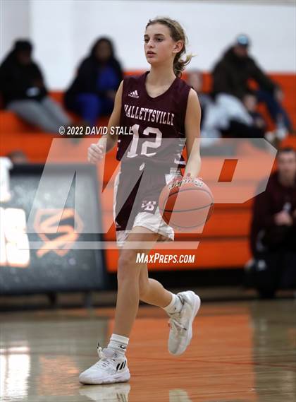 Thumbnail 1 in La Grange vs Halletsville (Schulenburg Lady Horn Varsity Tournament) photogallery.