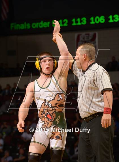 Thumbnail 1 in CIF State Boys Wrestling Championships (Finals) photogallery.