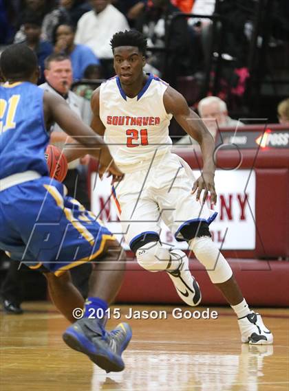 Thumbnail 3 in Velma Jackson vs. Southaven (Hotbed Classic) photogallery.