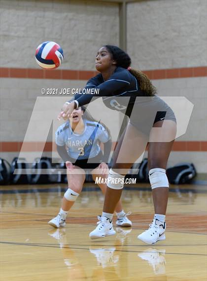 Thumbnail 3 in Harlan vs United South (NEISD Volleyball Tournament) photogallery.