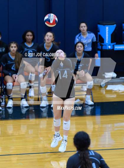 Thumbnail 3 in Harlan vs United South (NEISD Volleyball Tournament) photogallery.