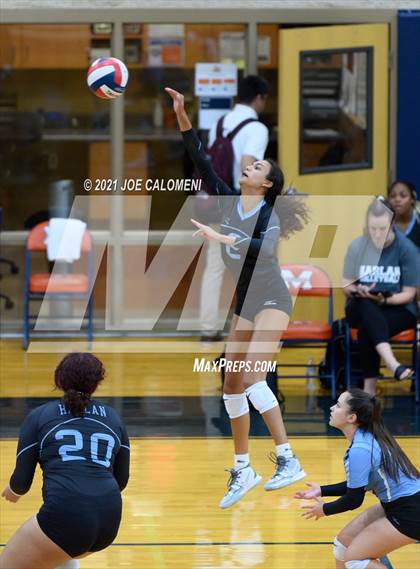 Thumbnail 1 in Harlan vs United South (NEISD Volleyball Tournament) photogallery.