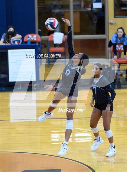 Thumbnail 3 in Harlan vs United South (NEISD Volleyball Tournament) photogallery.